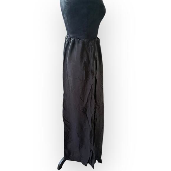 Unbranded Women's Black Drawstring Waist Lightweight SheerTube Skirt Size XS-L - Picture 7 of 12